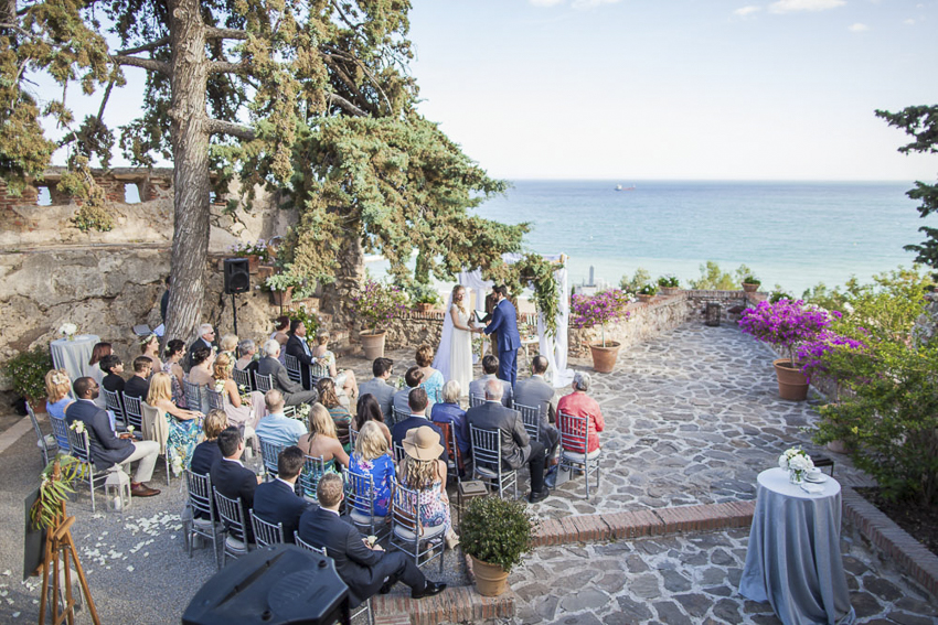 wedding at Castillo Santa Catallina Malaga