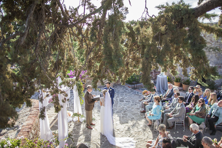 wedding at Castillo Santa Catallina Malaga