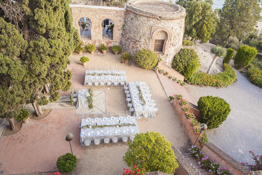 wedding at Castillo Santa Catallina Malaga