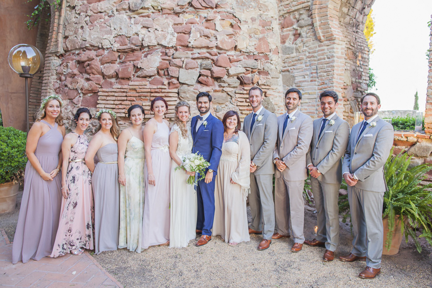 wedding at Castillo Santa Catallina Malaga