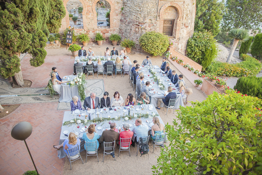 wedding at Castillo Santa Catallina Malaga
