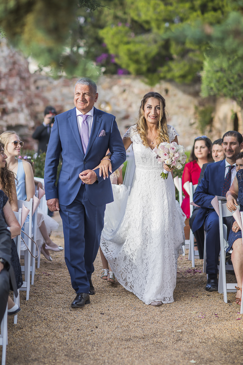 wedding at Castillo Santa Catalina 