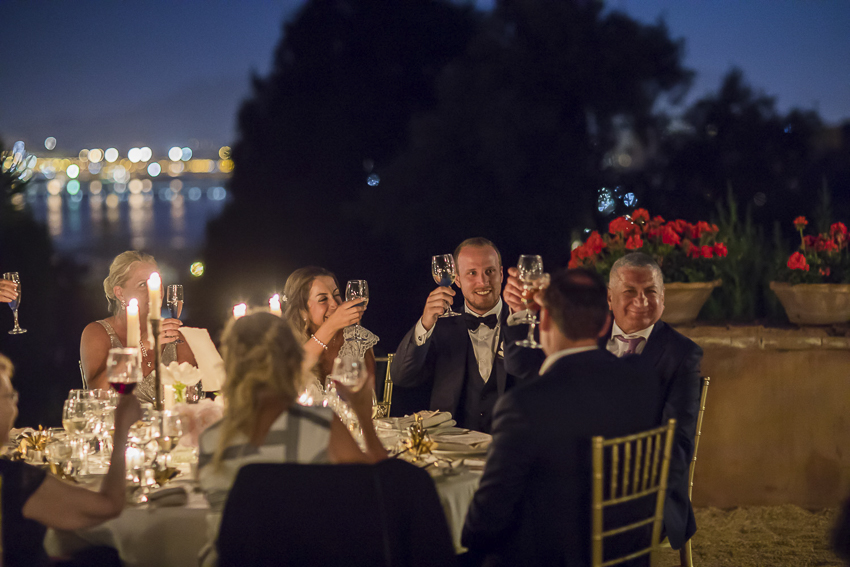 wedding at Castillo Santa Catalina 