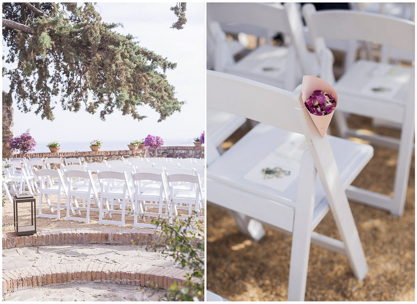 wedding at Castillo Santa Catalina 