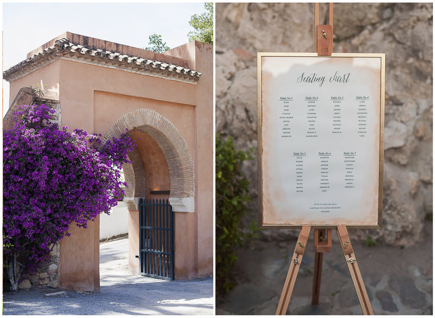 wedding at Castillo Santa Catalina 