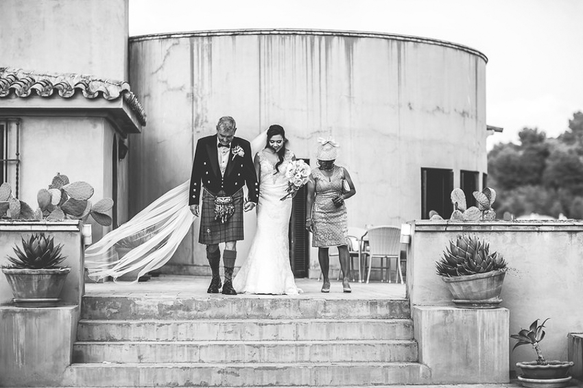 wedding at Castillo Santa Catallina Malaga