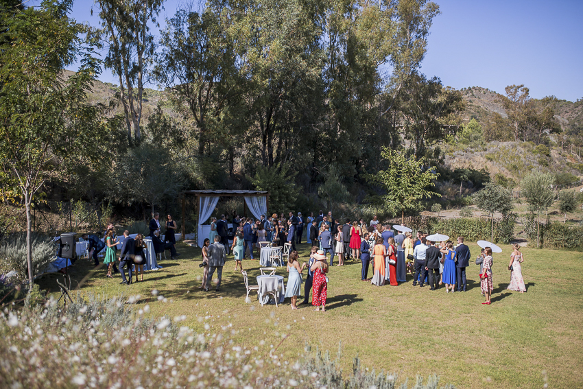 wedding at Cortijo Rosa Blanca