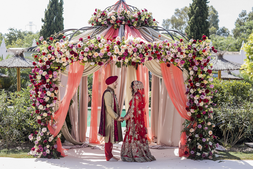 Indian wedding at Finca Monasterio San Martin
