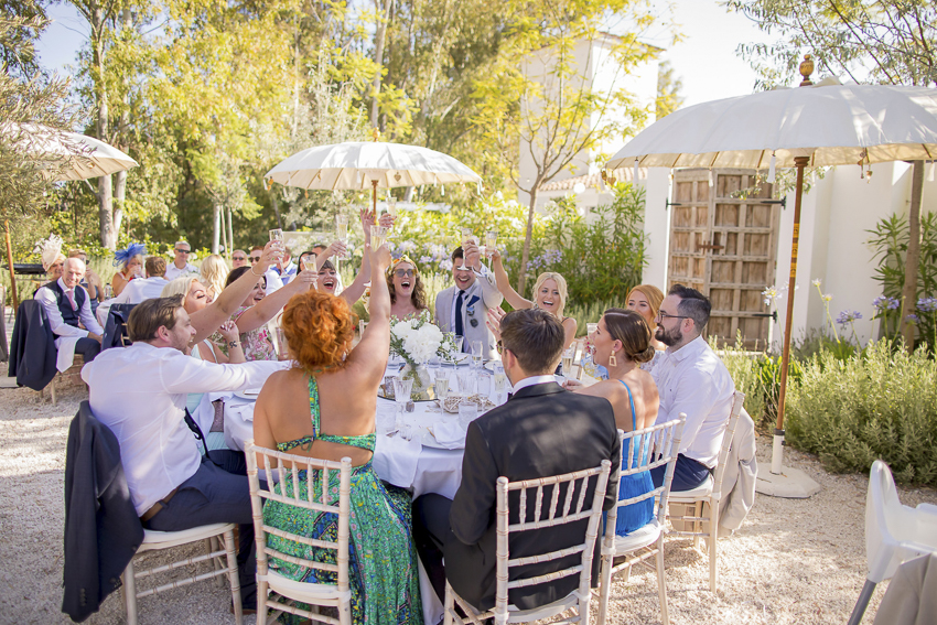 wedding at Cortijo Rosa Blanca