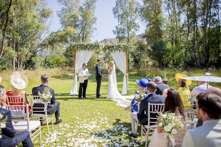 wedding at Cortijo Rosa Blanca