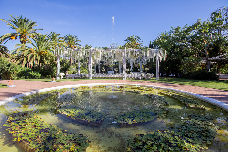 Finca la Concepcion Marbella wedding reception 