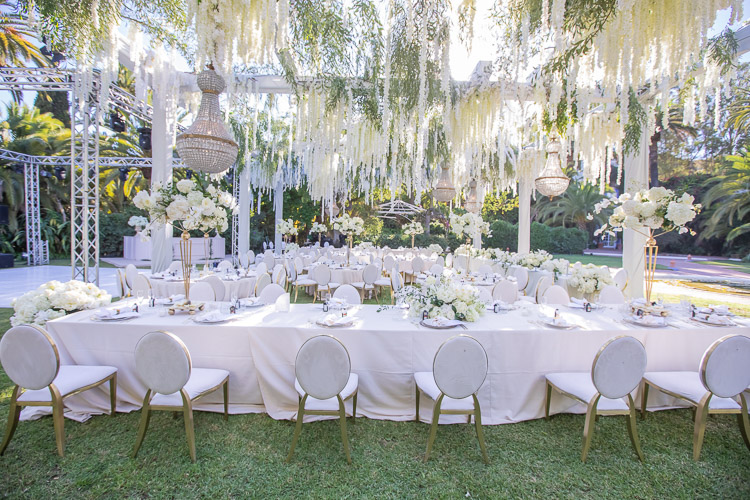 Finca la Concepcion Marbella wedding reception 
