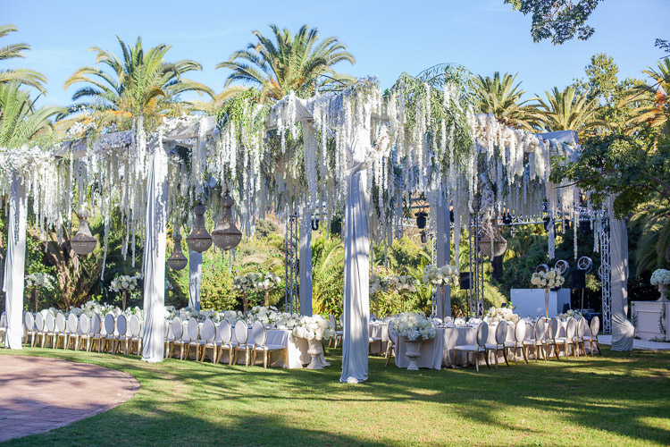 Finca la Concepcion Marbella wedding reception 