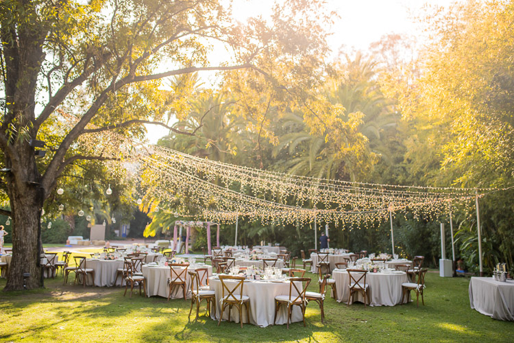wedding reception at Finca la Concepcion Marbella