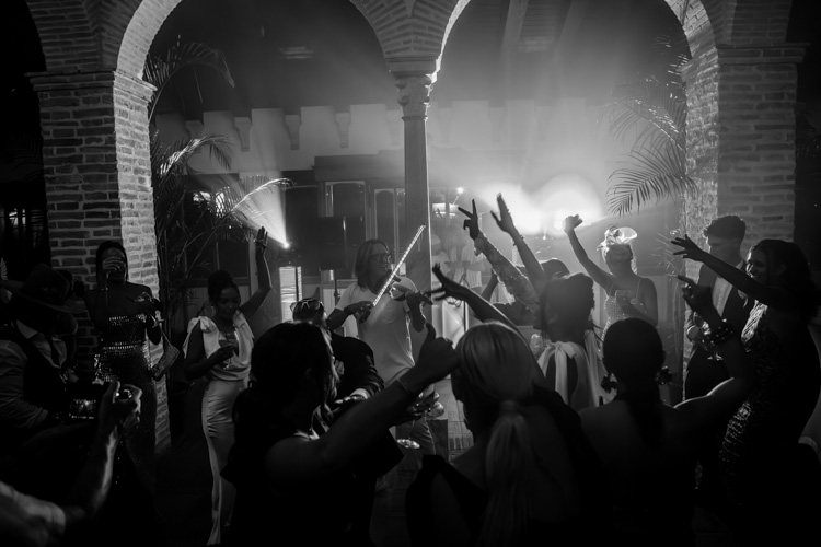 party at Finca Monasterio Sotogrande