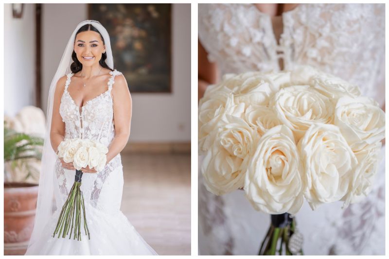 bridal portraits Finca Monasterio
