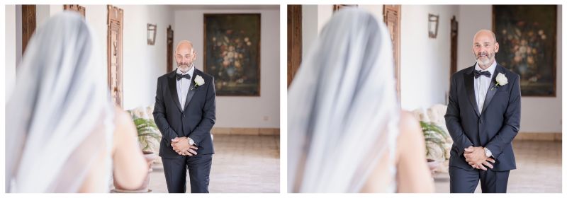 first look with dad Finca Monasterio