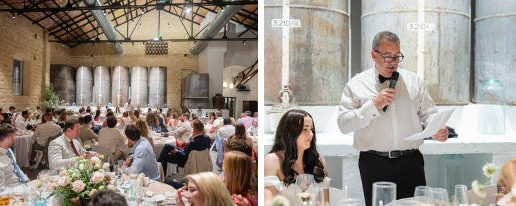 fain viejo wedding dinner