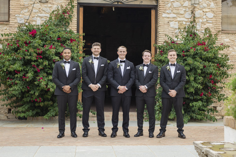 groomsmen fain viejo wedding