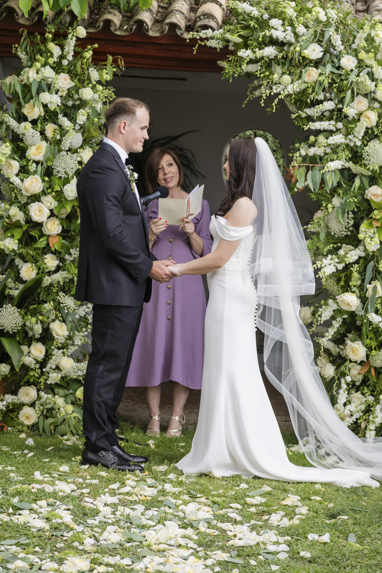 outdoor vows hacienda fain viejo