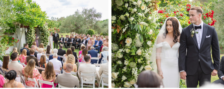 Wedding ceremony arcos