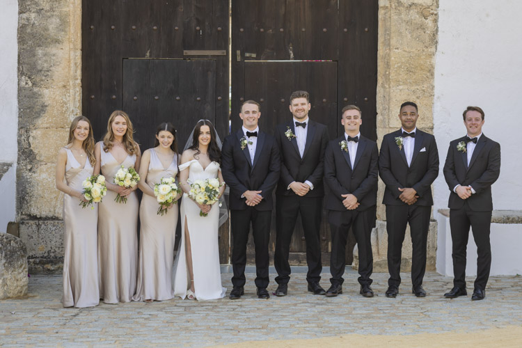 wedding party photos fain viejo